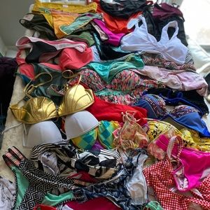 50 Victoria secret bathing suits bundle m/L